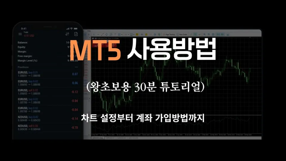 7단계로 마스터하는 메타5 사용법 초보 가이드 매수 매도 손절 익절